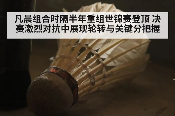 凡晨组合时隔半年重组世锦赛登顶 决赛激烈对抗中展现轮转与关键分把握